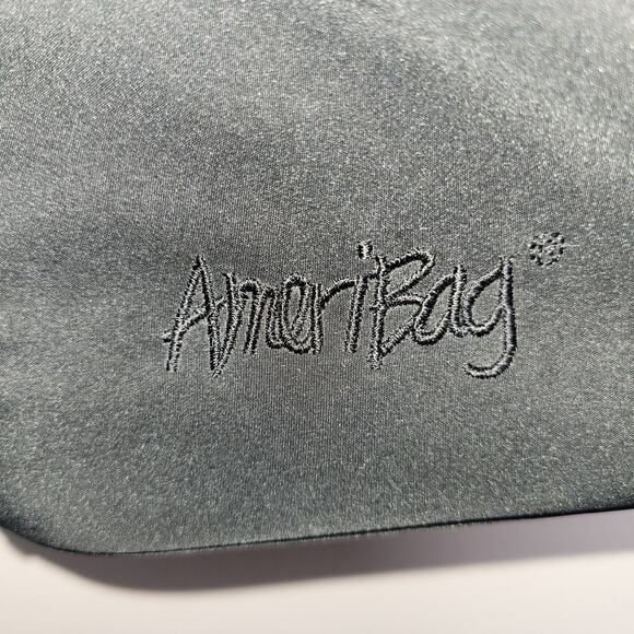 Ameribag Crossbody Purse  Bag Black Washable Nylon Pockets - Picture 3 of 10